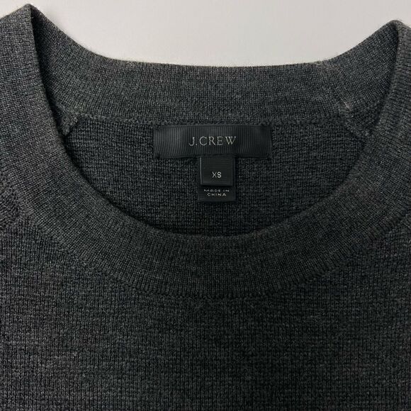 J. Crew Merino Wool Leather Pocket Tee Sz XS - Picture 6 of 10
